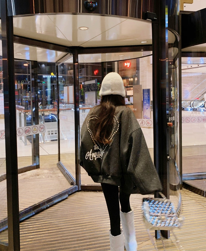 Starlit Shine 90% Duck Down Oversized Bomber