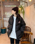 350g Fleece-Lined Thickened Korean-Style Loose Base Layer