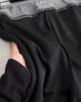 Ultra Draped Loose Straight-Leg “Shaking” Pants