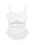 Thickened Fleece Padded Thermal Camisole with Waistband
