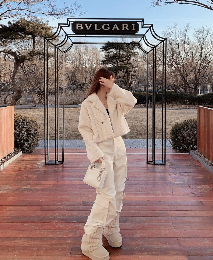 Classic Dixr-Style DIXR Mink Short Jacket