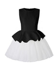 Haute Couture Ballet-Inspired Patchwork Tulle Dress