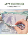 Luxurious Eyelash Lace, Wire-Free Push-Up Bra SET