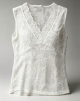 Korean Style Layered Lace V-Neck Camisole