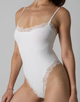 Kardashian-Inspired Slim-Fit Lace Bodysuit