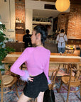Thin Knit Ostrich Wool Sunscreen Shirt