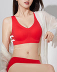 One-Piece Size-Free Red Lingerie
