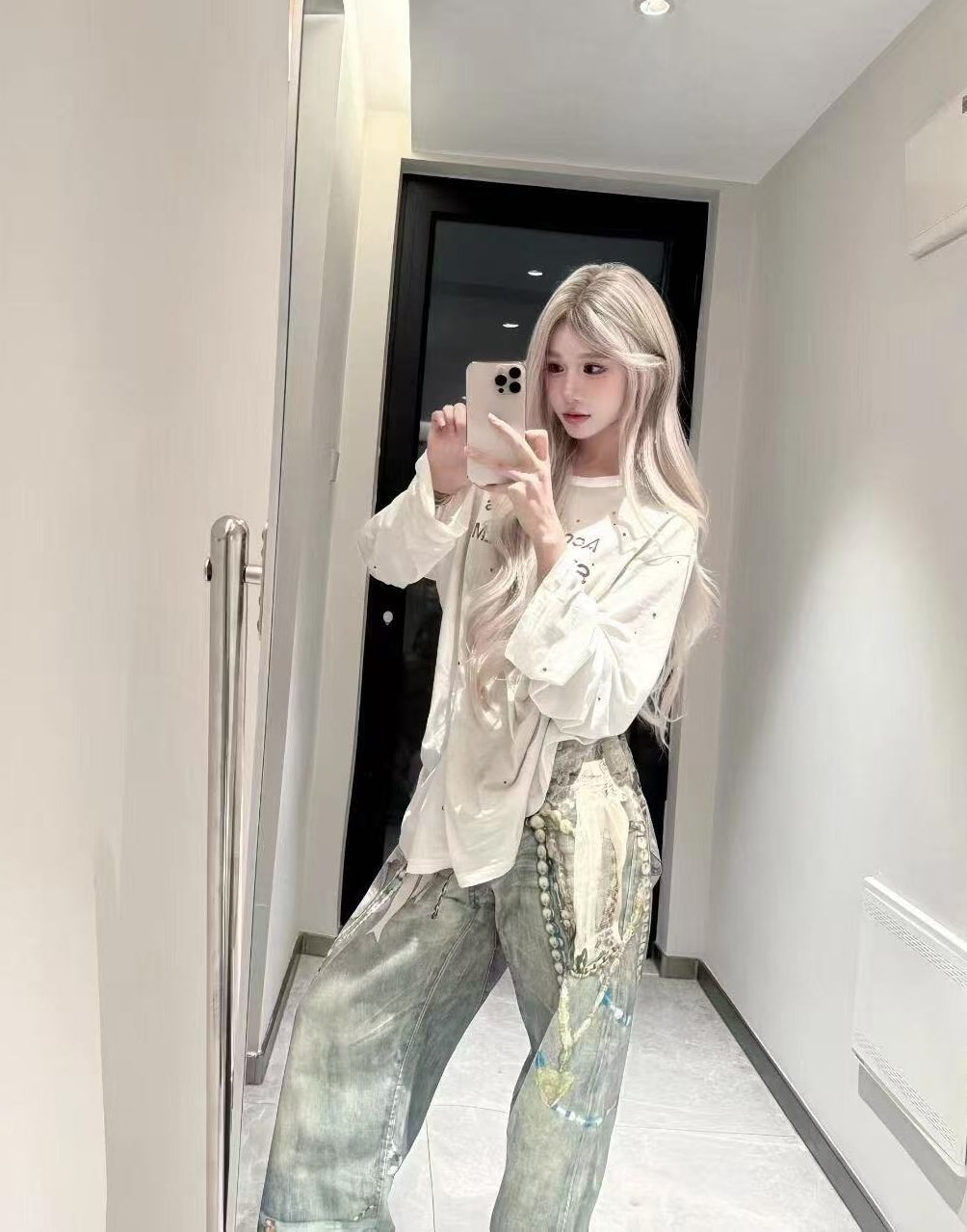 Streetwear ACN* Straight-Leg Jeans