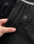 Wide Waistband Casual Wide-Leg Pants