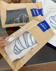 Korean-Inspired Croissant Embroidered Tee