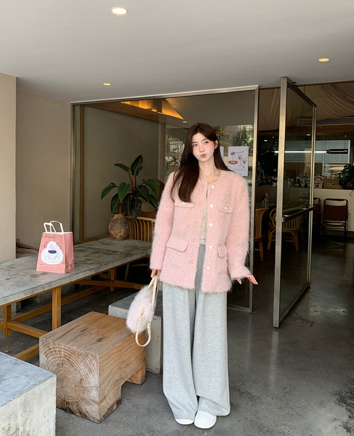 Ultra-Warm Thickened Wide-Leg Pants