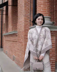 100% Pure Cashmere Oversized Fringe Shawl/Scarf