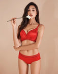 Lucky Red Wire-Free Bra