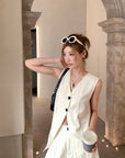 Minimalist Old Money Style Loose Vest