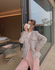 Deluxe Tweed Jacket in Blush Tones