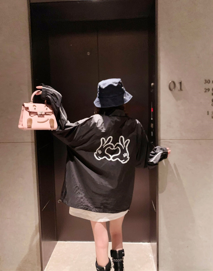Disney Mickey Collaboration UV-Proof Oversized Sun Protection Shirt