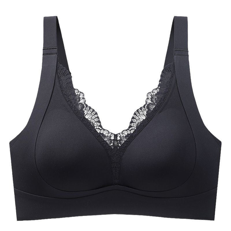 Deep V Lace Shaping Bra (No Panties)
