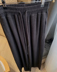 Cozy High-Waisted Wide-Leg Pants