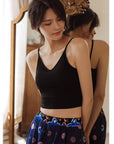 One-Piece Two-In-One Vest Strap Top