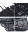 Sexy Lace One-Piece Underwear (Free Net Stockings)