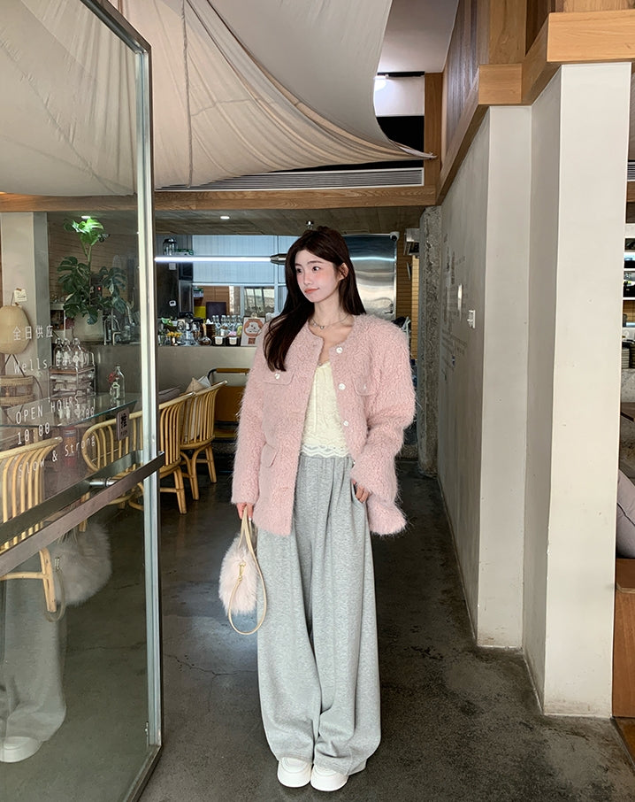 Ultra-Warm Thickened Wide-Leg Pants