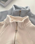 Double-Sided Thickened Fleece Waist-Cinching Top
