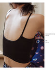 One-Piece Two-In-One Vest Strap Top