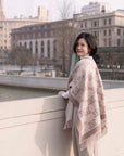 100% Pure Cashmere Oversized Fringe Shawl/Scarf