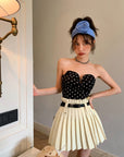 Pleated Skirt (With Belt)