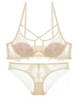 Sensual Cross-Strap Lace Bra