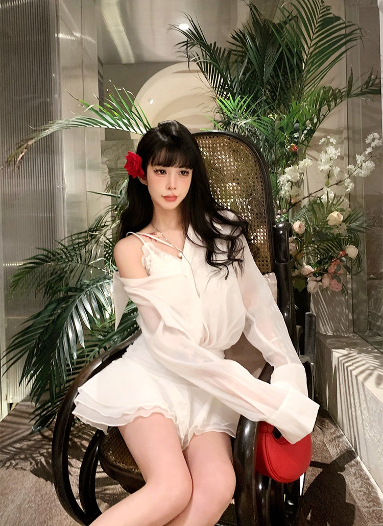 Ethereal Shirt Dress