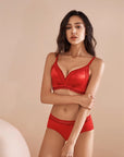Lucky Red Wire-Free Bra