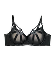 Gradient Mesh Ultra-Sexy Push-Up Bra with Soft Underwire