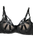 Gradient Mesh Ultra-Sexy Push-Up Bra with Soft Underwire