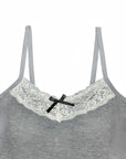 Lace Strap Camisole with Padded Bust for a Beautiful Chest