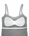 Lace Strap Camisole with Padded Bust for a Beautiful Chest