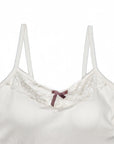Lace Strap Camisole with Padded Bust for a Beautiful Chest