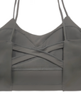 Built-In Padded Cross-Back Bra