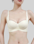 Thickened Push-up Palm Print Bra (No Bottoms)