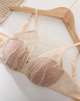 Sexy Lace Push-Up Lingerie with Criss-Cross Straps