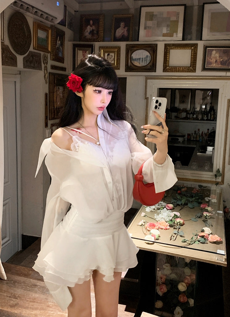 Ethereal Shirt Dress