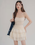 Sheep Wool Camisole with Built-In Pads