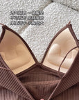 Thin-Strap Striped V-Neck Camisole
