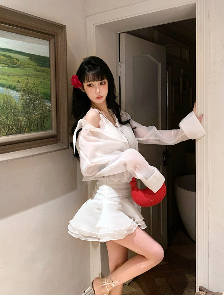 Ethereal Shirt Dress