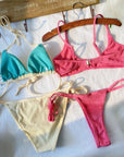 Thai-Style Instagram-Inspired Contrast Bikini 4-Piece Set