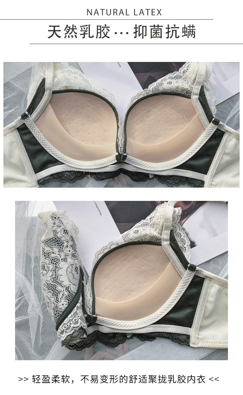 Natural Latex Wire-Free Push-Up Bra