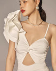 Fairy Style One-Shoulder Ruffled Swimsuit/Hot Spring Wear