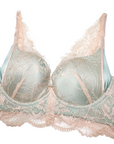 Luxurious and Elegant Lace Deep V Wire-Free Bra