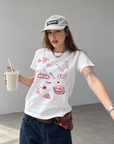 Korean-Inspired Embroidered Cotton Tee