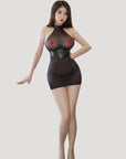 Sheer Ice Silk Bodycon Lingerie